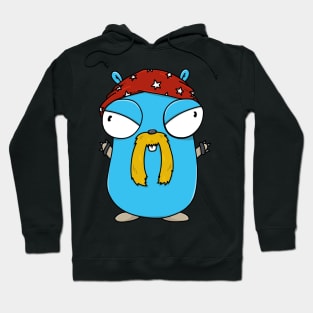 Walrus Mustache Gopher Hoodie